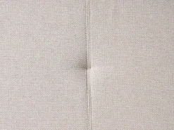 Beliani Ottomana TORPO Tessuto Beige Beige Nero