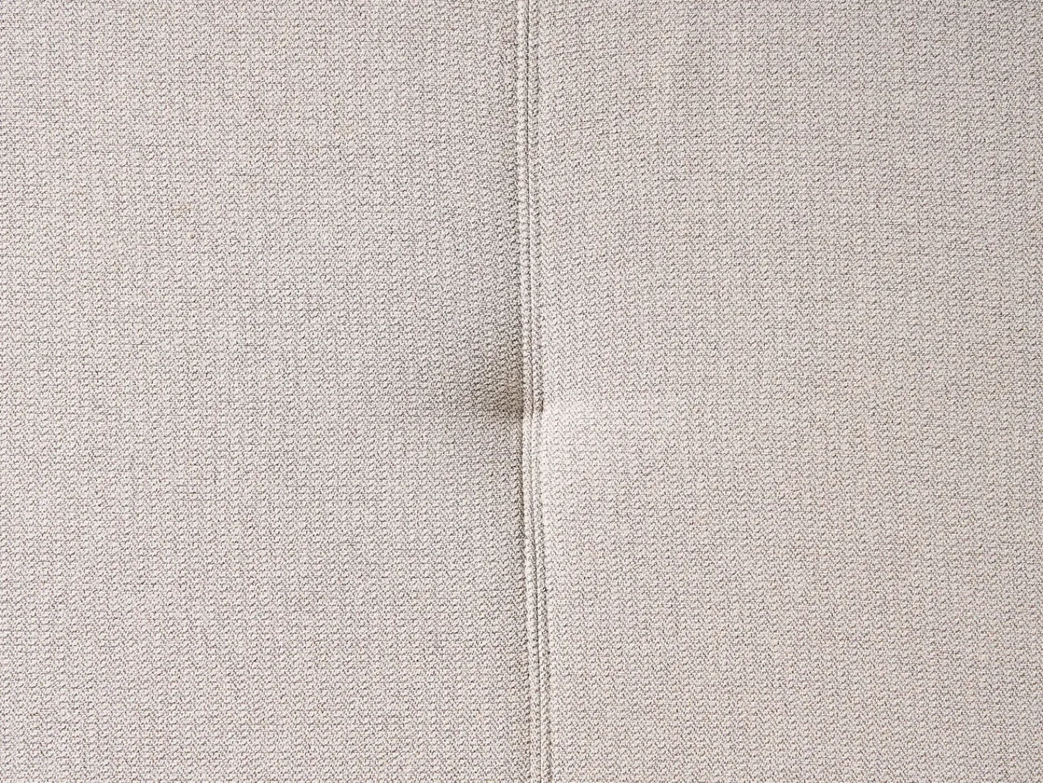 Beliani Ottomana TORPO Tessuto Beige Beige Nero