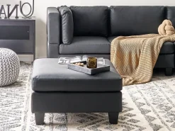 Discount Beliani UNSTAD Pelle sintetica Nero