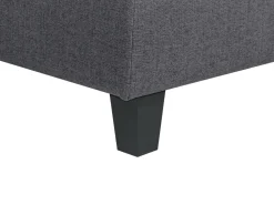 Hot Beliani UNSTAD Tessuto Grigio scuro Grigio Nero