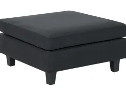 Discount Beliani UNSTAD Tessuto Nero