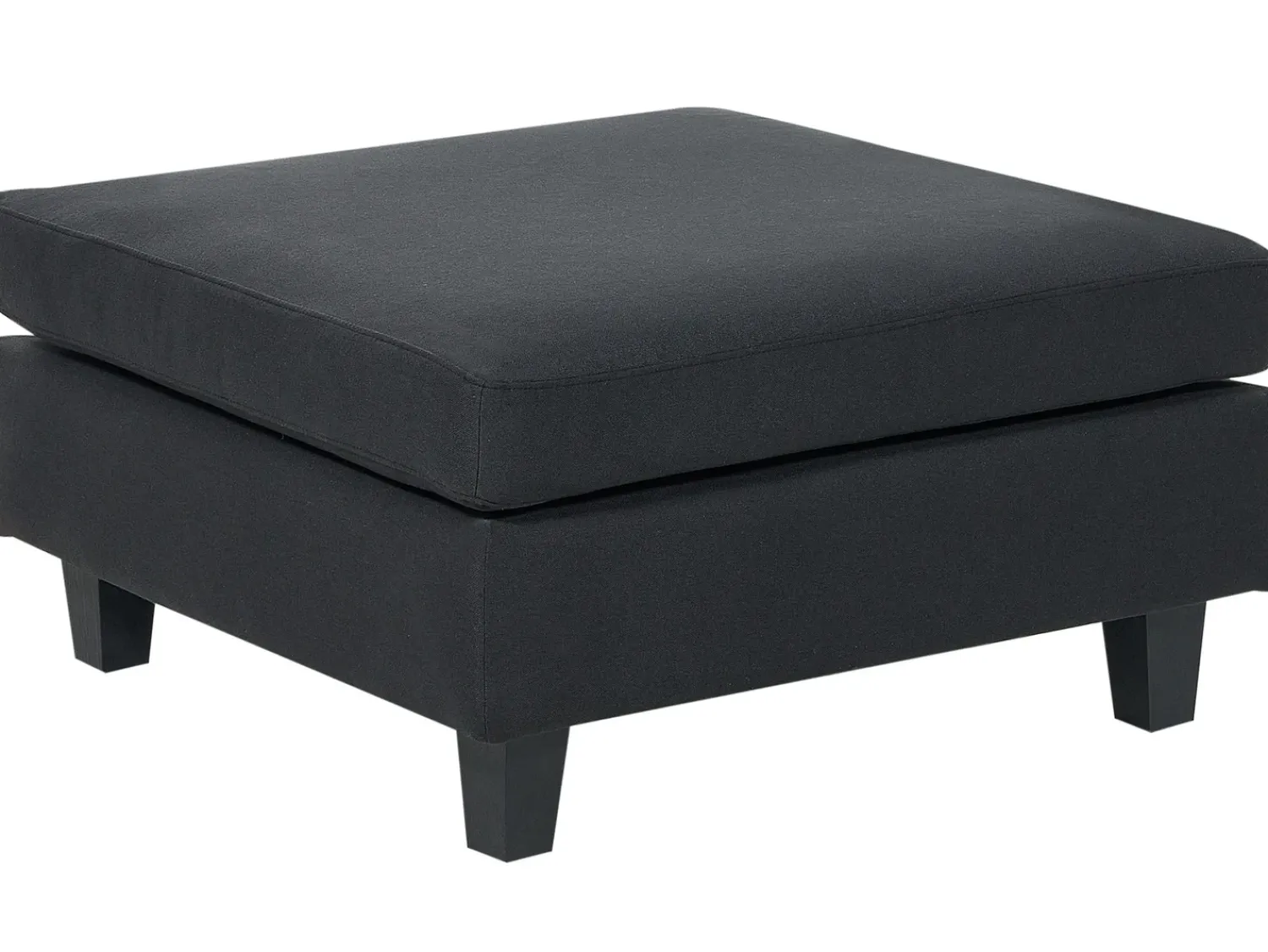 Discount Beliani UNSTAD Tessuto Nero