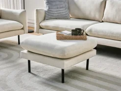 Discount Beliani VINTERBRO Tessuto Beige chiaro Beige Nero