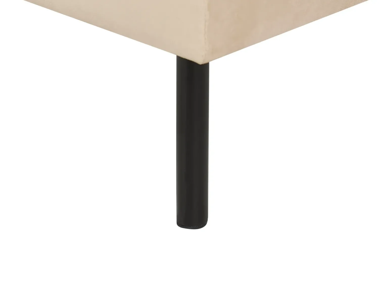 New Beliani VINTERBRO Velluto Beige Beige Nero