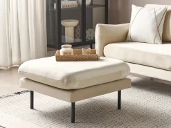 Best Beliani VINTERBRO Velluto Beige chiaro Beige Nero
