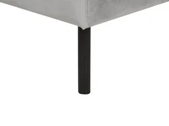 Hot Beliani VINTERBRO Velluto Grigio Grigio Nero