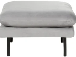 Hot Beliani VINTERBRO Velluto Grigio Grigio Nero