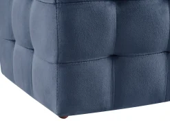 Hot Beliani Ottomano contenitore MICHIGAN Velluto scuro Blu