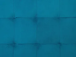 Best Beliani Ottomano contenitore MICHIGAN Velluto oltremare Blu