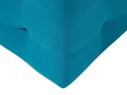 Best Beliani Ottomano contenitore MICHIGAN Velluto oltremare Blu