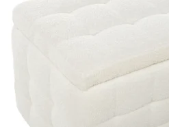 Online Beliani Ottomano contenitore MICHIGAN Bianco
