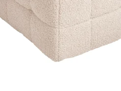 Hot Beliani Ottomano contenitore MICHIGAN Bouclé Beige