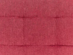 Discount Beliani Ottomano contenitore MICHIGAN Tessuto Rosso