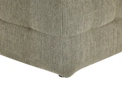 Outlet Beliani Ottomano contenitore MICHIGAN Tessuto oliva Verde