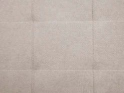 Clearance Beliani Ottomano contenitore OREM Tessuto Beige Beige Nero