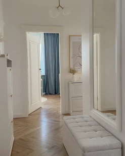Sale Beliani Ottomano contenitore OREM Tessuto Bianco sporco Bianco Nero