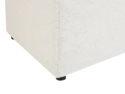 Sale Beliani Ottomano contenitore OREM Tessuto Bianco sporco Bianco Nero