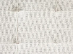 Sale Beliani Ottomano contenitore OREM Tessuto Bianco sporco Bianco Nero