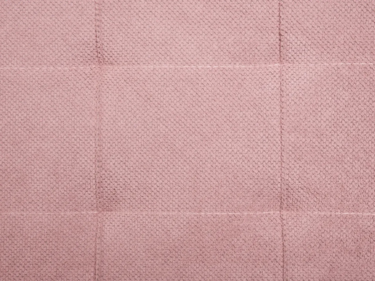Beliani Ottomano contenitore OREM Tessuto Rosa Rosa Nero