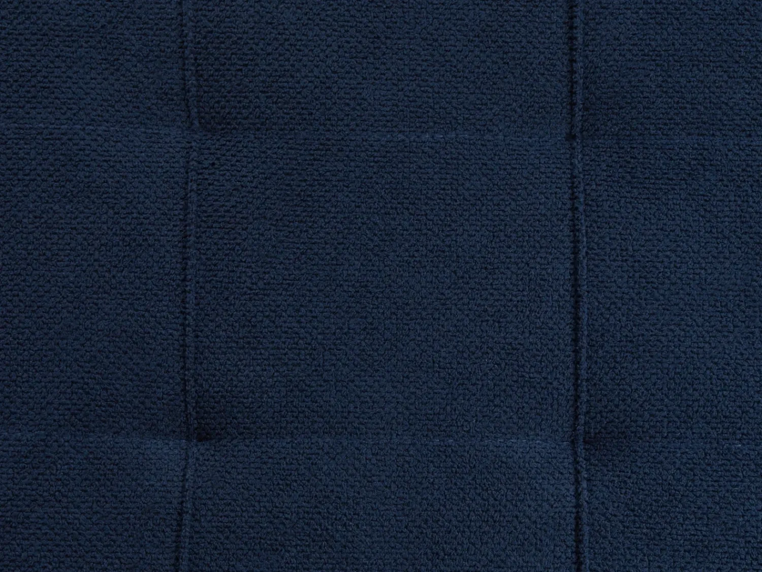 Outlet Beliani Ottomano contenitore OREM Tessuto Blu marino Blu Nero