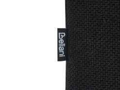 New Beliani Ottomano contenitore OREM Tessuto 100 cm 40 cm Nero