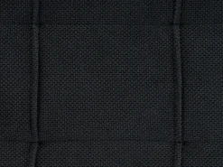 New Beliani Ottomano contenitore OREM Tessuto 100 cm 40 cm Nero