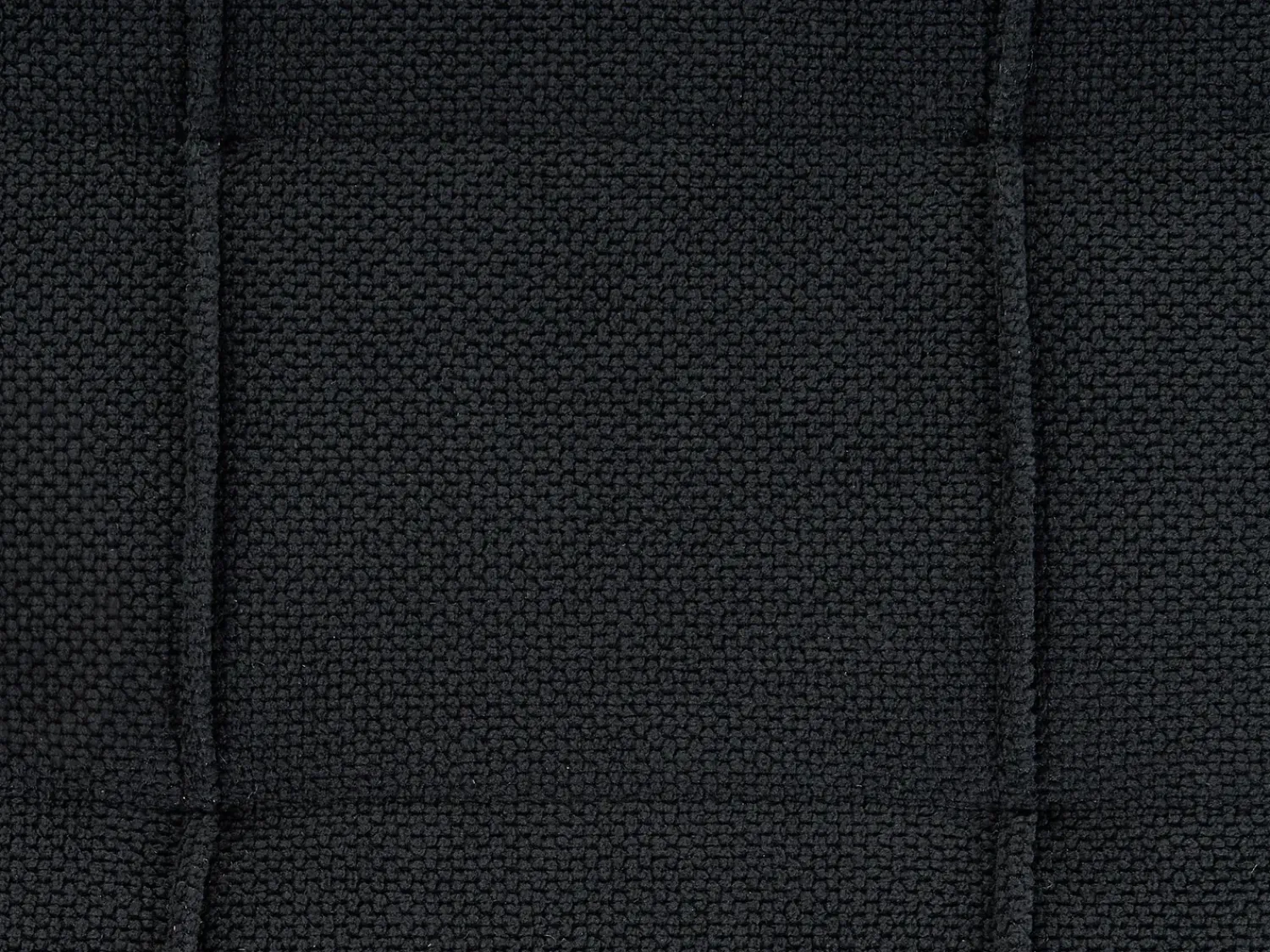 New Beliani Ottomano contenitore OREM Tessuto 100 cm 40 cm Nero