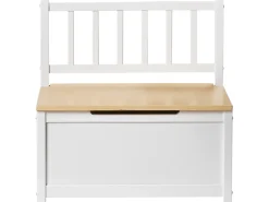 Clearance Beliani Panca contenitore BERRIMA Legno di pino Marrone chiaro/Bianco Bianco Marrone