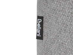 Best Beliani Panca contenitore imbottita HAYWARD Tessuto Grigio chiaro Marrone Grigio