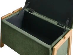 New Beliani EDLAND Tessuto Verde Marrone Verde