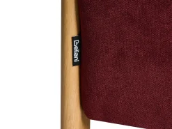 Discount Beliani EDLAND Tessuto Bordeaux Marrone Rosso