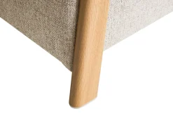Clearance Beliani EDLAND Tessuto Beige Beige Marrone