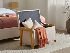 Clearance Beliani EDLAND Tessuto Beige Beige Marrone