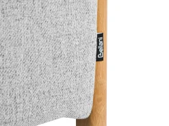 Best Beliani EDLAND Tessuto Grigio chiaro Grigio Marrone