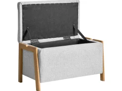 Best Beliani EDLAND Tessuto Grigio chiaro Grigio Marrone
