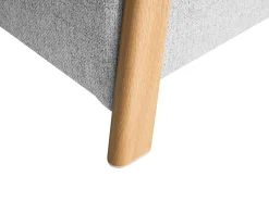 Best Beliani EDLAND Tessuto Grigio chiaro Grigio Marrone
