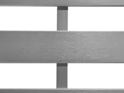 Outlet Beliani SALERNO 142 cm Metallo chiaro Grigio