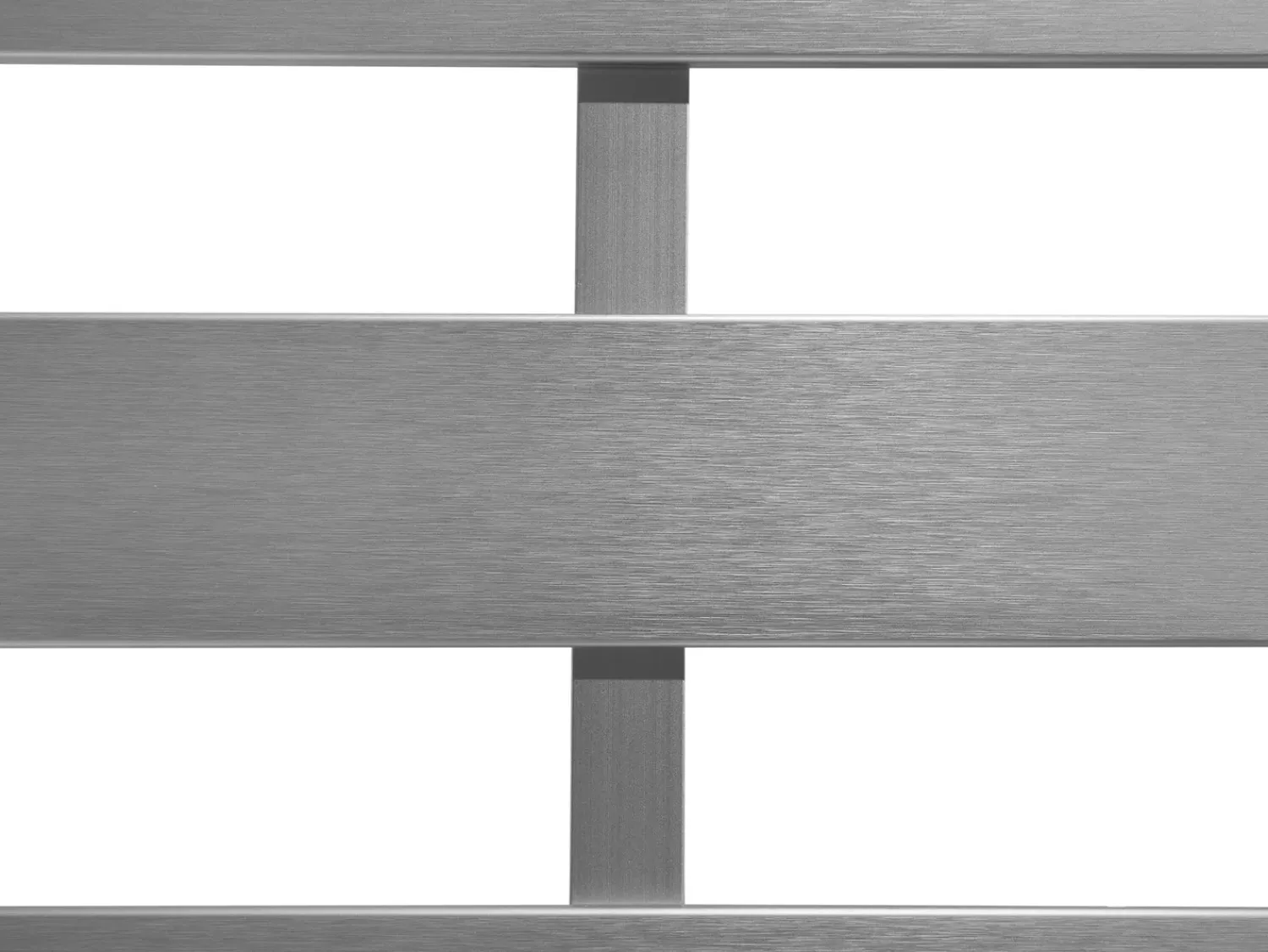 Discount Beliani SALERNO 142 cm Metallo Grigio scuro Argento Grigio