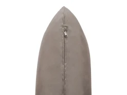 Online Beliani Panca da giardino con cuscino PORTICI 210 cm Legno d'eucalipto Marrone scuro/Tortora Beige Marrone