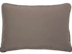 Online Beliani Panca da giardino con cuscino PORTICI 210 cm Legno d'eucalipto Marrone scuro/Tortora Beige Marrone