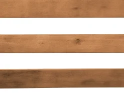 Hot Beliani Panca da giardino con cuscino PORTICI 210 cm Legno d'eucalipto chiaro/Tortora Marrone