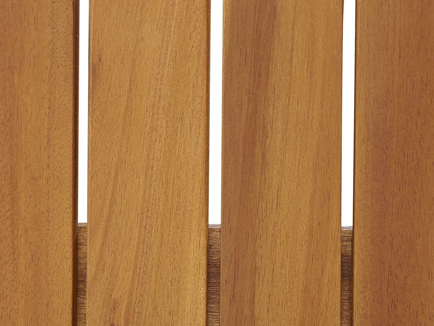Clearance Beliani Panca da giardino con cuscino SOVANA con contenitore Legno d'acacia Rosso Marrone Rosso