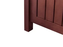 Beliani SOVANA 120 cm con contenitore Legno d'acacia Rosso Marrone Rosso