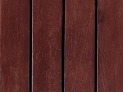 Outlet Beliani Panca da giardino con cuscino SOVANA 120 cm con contenitore Legno d'acacia Bianco Bianco Marrone