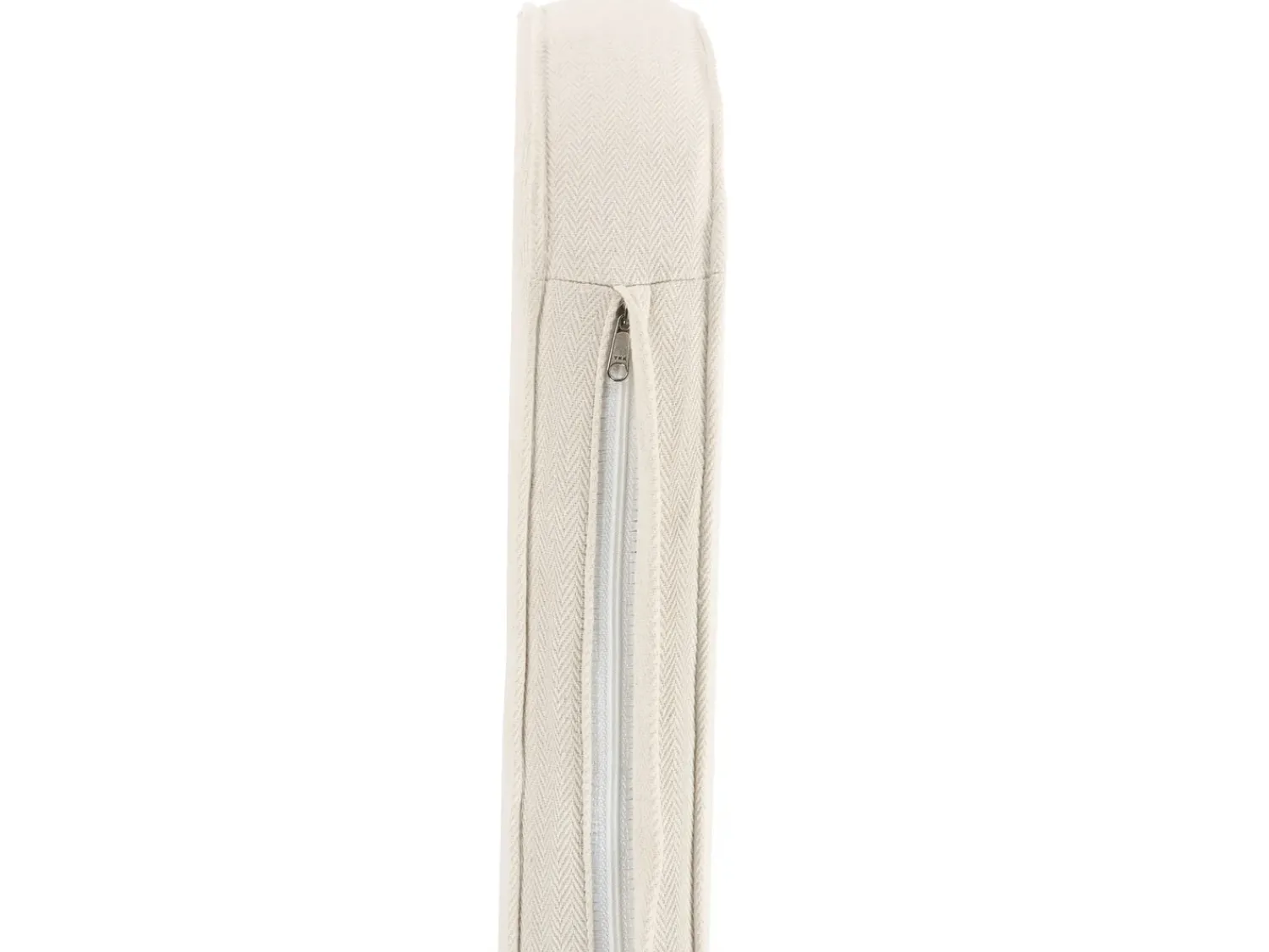 Discount Beliani Panca da giardino con cuscino SUSUA con ottomana Rattan Naturale Bianco Naturale