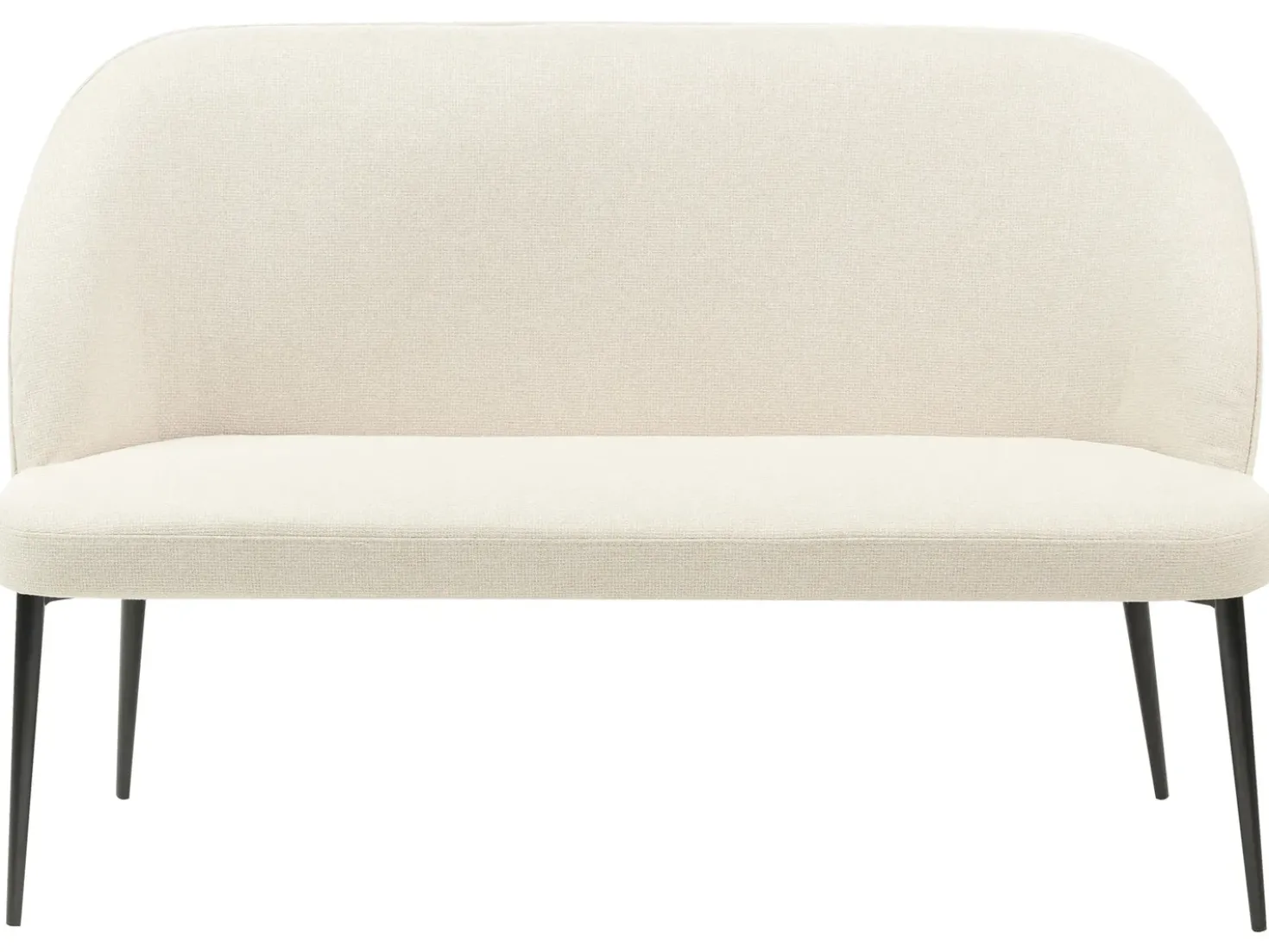 Panca da pranzo 2 posti OSBY Tessuto Beige chiaro
