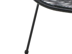 Online Beliani ACAPULCO II 113 cm Rattan sintetico (PE) Nero