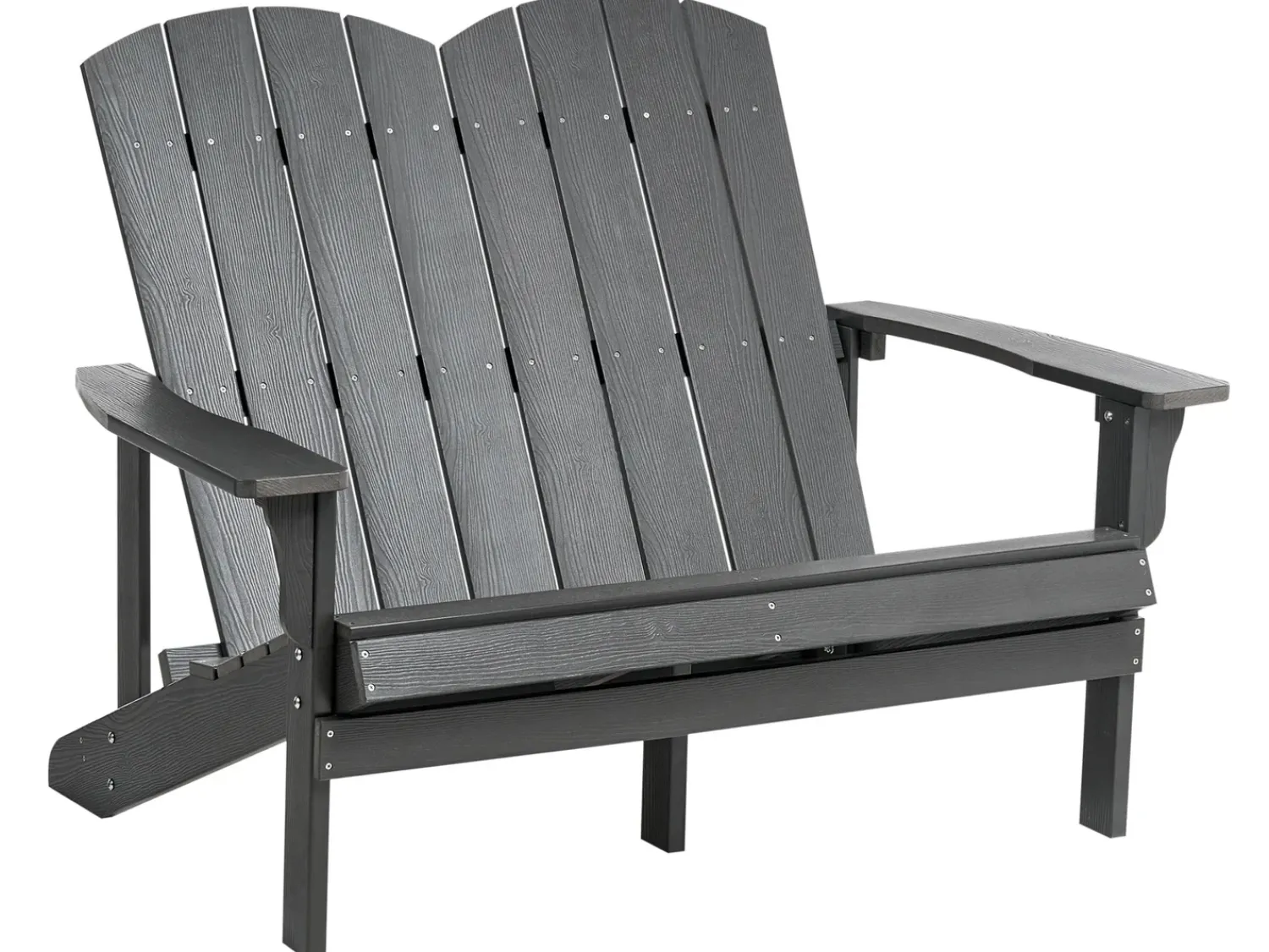 New Beliani ADIRONDACK 125 cm scuro Grigio