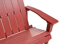 New Beliani ADIRONDACK 125 cm Rosso