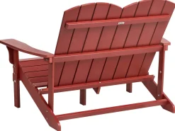 New Beliani ADIRONDACK 125 cm Rosso